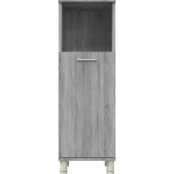 Vidaxl Armoire de bain Sonoma gris 30x30x95 cm Bois d'ingénierie* Meuble Wc