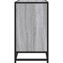 Vidaxl Armoire de lavabo de salle de bain sonoma gris 65x33x60 cm* Meuble Wc
