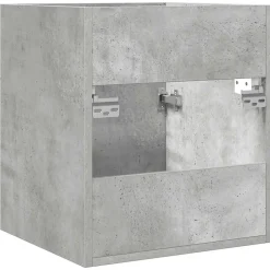 Vidaxl Armoire de lavabo de salle de bain gris béton 41x38,5x46 cm