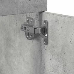 Vidaxl Armoire de lavabo de salle de bain gris béton 41x38,5x46 cm