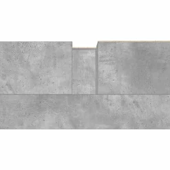 Vidaxl Armoire de lavabo de salle de bain gris béton 65x33x60 cm