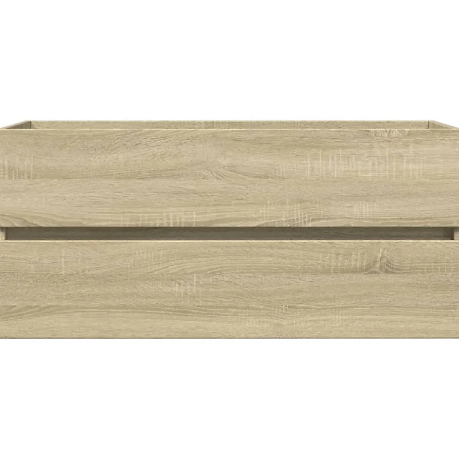 Vidaxl Armoire de lavabo de salle de bain chêne sonoma 100x38,5x45 cm* Meuble Wc