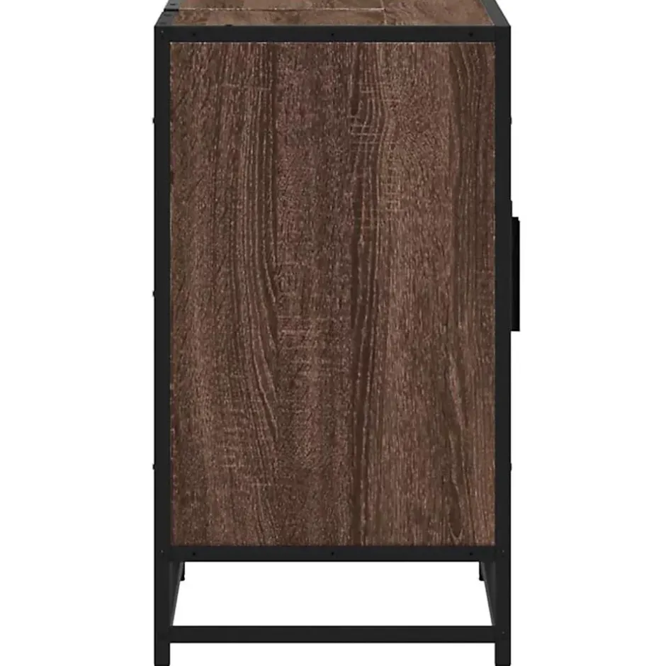 Vidaxl Armoire de lavabo de salle de bain chêne marron 90x33x60 cm