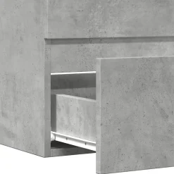 Vidaxl Armoire de salle de bain gris béton bois d'ingénierie