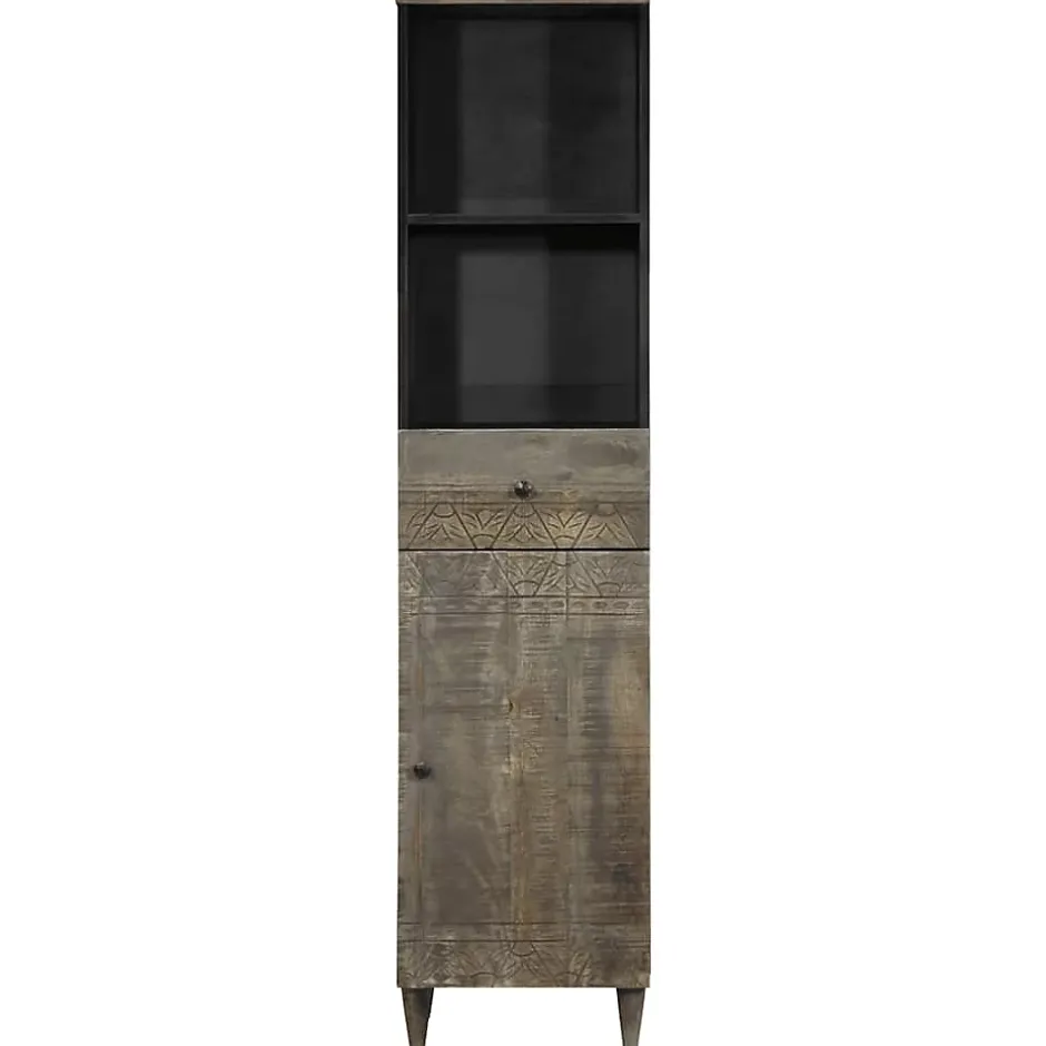 Vidaxl Armoire de salle de bain 38x33x160 cm bois massif de manguier