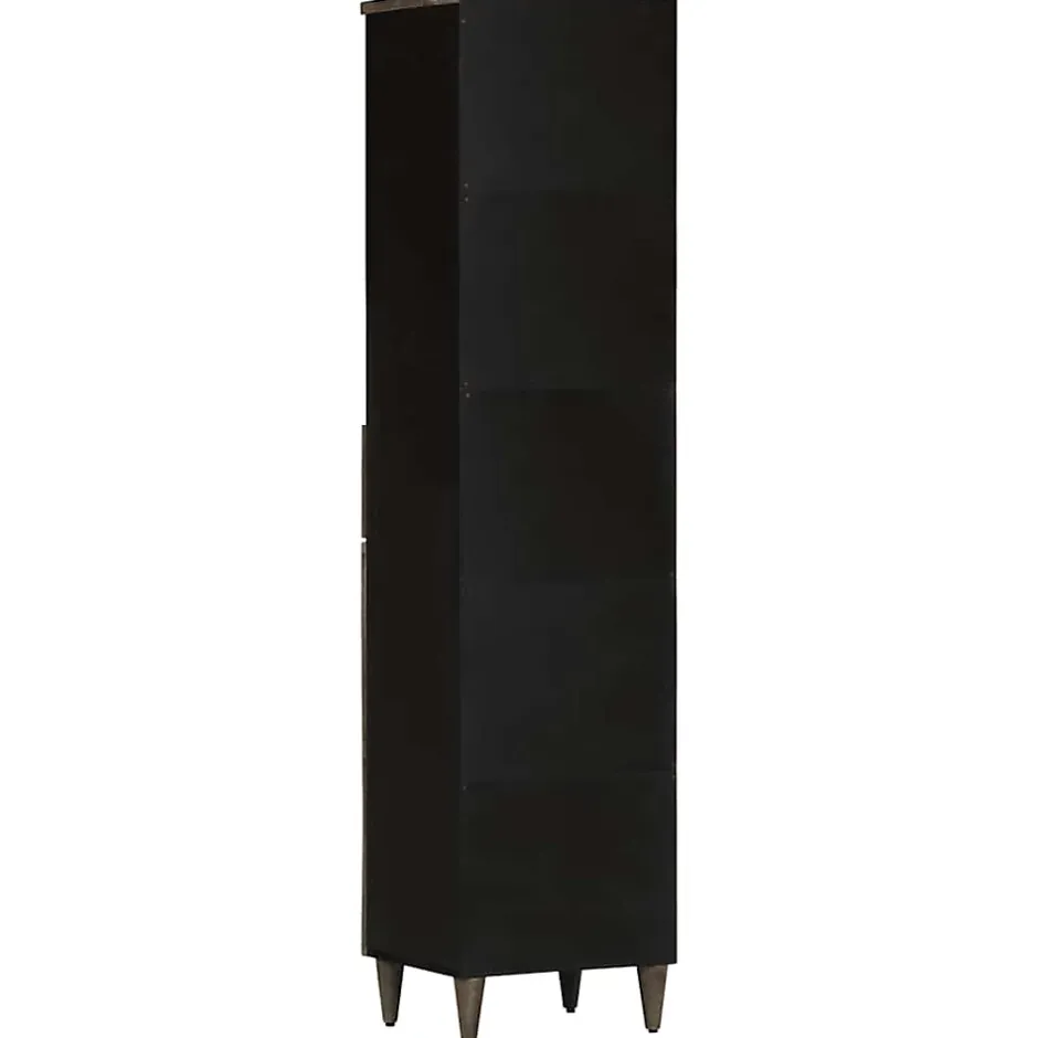 Vidaxl Armoire de salle de bain 38x33x160 cm bois massif de manguier
