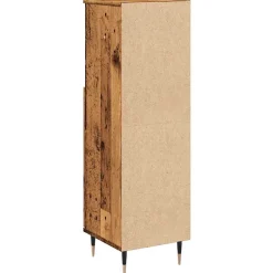 Vidaxl Armoire de salle de bain vieux bois 30x30x100cm bois ingénierie* Meuble Wc