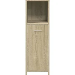 Vidaxl Armoire de salle de bain Chêne sonoma 30x30x95 cm Aggloméré