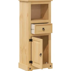 Vidaxl Armoire de salle de bain Corona 45x33x110 cm bois de pin massif