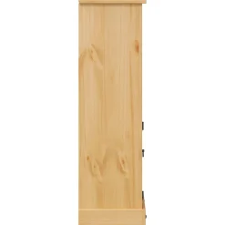 Vidaxl Armoire de salle de bain Corona 45x33x110 cm bois de pin massif