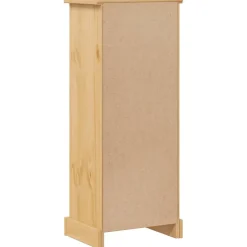 Vidaxl Armoire de salle de bain Corona 45x33x110 cm bois de pin massif
