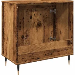 Vidaxl Armoire de salle de bain vieux bois 58x33x60 cm bois ingénierie