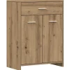 Vidaxl Armoire de salle de bain chêne artisanal 60x33x80 cm