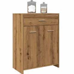 Vidaxl Armoire de salle de bain chêne artisanal 60x33x80 cm