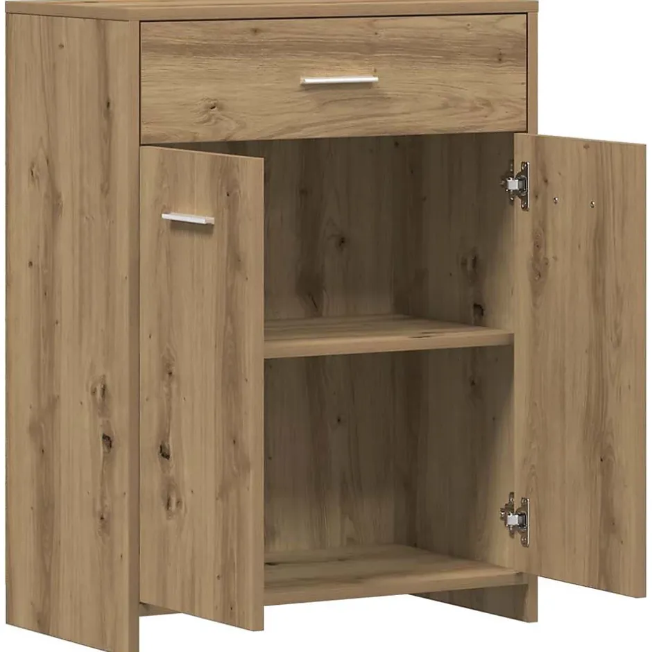 Vidaxl Armoire de salle de bain chêne artisanal 60x33x80 cm