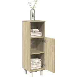 Vidaxl Armoire de salle de bain chêne sonoma 30,5x30x95 cm* Meuble Wc