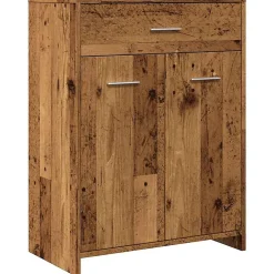 Vidaxl Armoire de salle de bain vieux bois 60x33x80 cm bois ingénierie