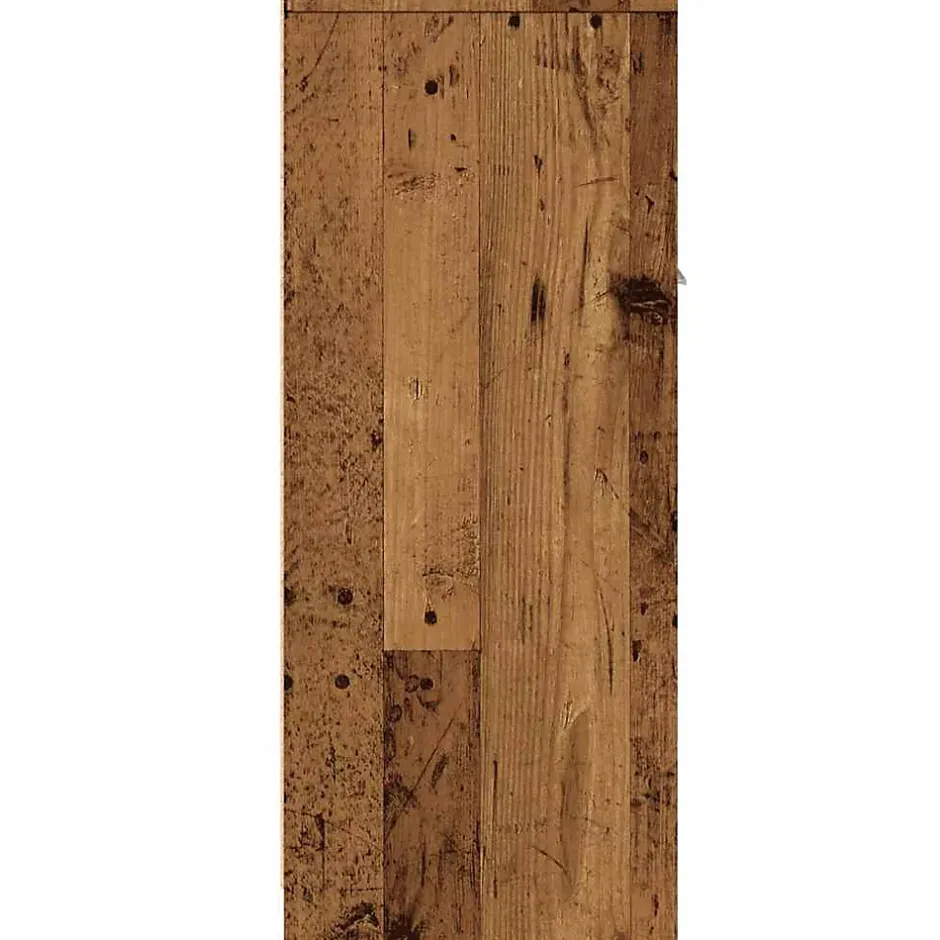 Vidaxl Armoire de salle de bain vieux bois 60x33x80 cm bois ingénierie