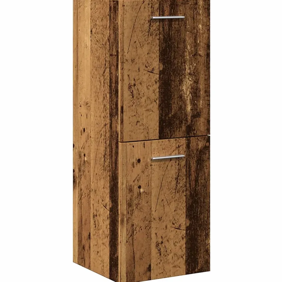 Vidaxl Armoire de salle de bain suspendue vieux bois bois d'ingénierie* Meuble Wc