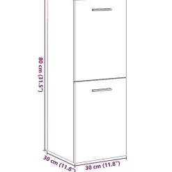 Vidaxl Armoire de salle de bain suspendue vieux bois bois d'ingénierie* Meuble Wc