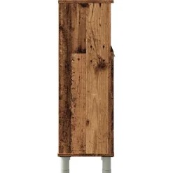 Vidaxl Armoire de salle de bain vieux bois 30x30x95 cm bois ingénierie* Meuble Wc