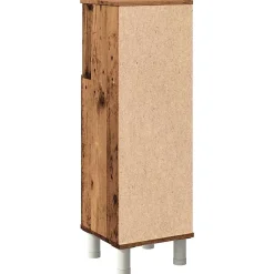 Vidaxl Armoire de salle de bain vieux bois 30x30x95 cm bois ingénierie* Meuble Wc
