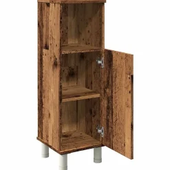 Vidaxl Armoire de salle de bain vieux bois 30x30x95 cm bois ingénierie* Meuble Wc