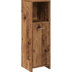 Vidaxl Armoire de salle de bain vieux bois 30x30x95 cm bois ingénierie