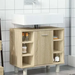 Vidaxl Armoire de salle de bain Chêne sonoma 60x32x53,5 cm Aggloméré* Meuble Wc