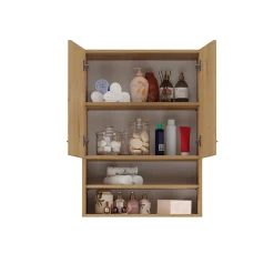 3xE Living Armoire de salle de bain pour machine à laver, 30 x 64 x 90 cm, chêne artisanal