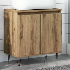 Vidaxl Armoire de salle de bain chêne artisanal 58x33x60 cm