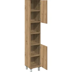 Vidaxl Armoire de salle de bain chêne artisanal 30x30x179 cm