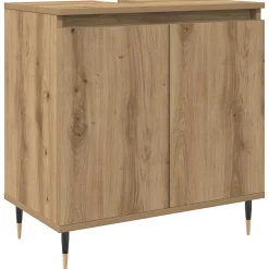 Vidaxl Armoire de salle de bain chêne artisanal 58x33x60 cm* Meuble Wc