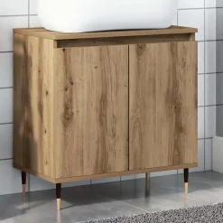 Vidaxl Armoire de salle de bain chêne artisanal 58x33x60 cm* Meuble Wc