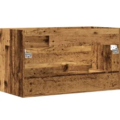 Vidaxl Armoire de salle de bain suspendue vieux bois bois d'ingénierie