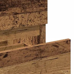 Vidaxl Armoire de salle de bain et miroir vieux bois bois d'ingénierie