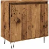 Vidaxl Armoire de salle de bain vieux bois 58x33x60 cm bois ingénierie
