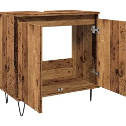 Vidaxl Armoire de salle de bain vieux bois 58x33x60 cm bois ingénierie