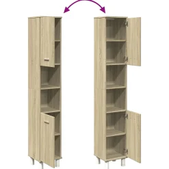 Vidaxl Armoire de salle de bain chêne sonoma 30,5x30x179 cm