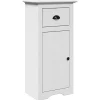Vidaxl Armoire de salle de bain BODO blanc 44x30x90 cm