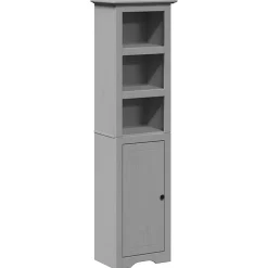 Vidaxl Armoire de salle de bain BODO gris 44x30x160 cm