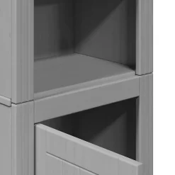 Vidaxl Armoire de salle de bain BODO gris 44x30x160 cm