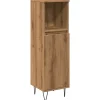Vidaxl Armoire de salle de bain chêne artisanal 30x30x100 cm* Meuble Wc