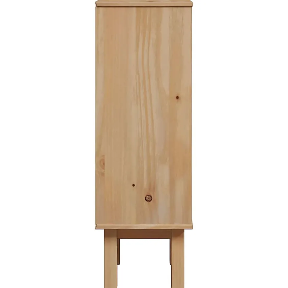 Vidaxl Armoire de salle de bain "OTTA" 35x30x90 cm bois massif de pin