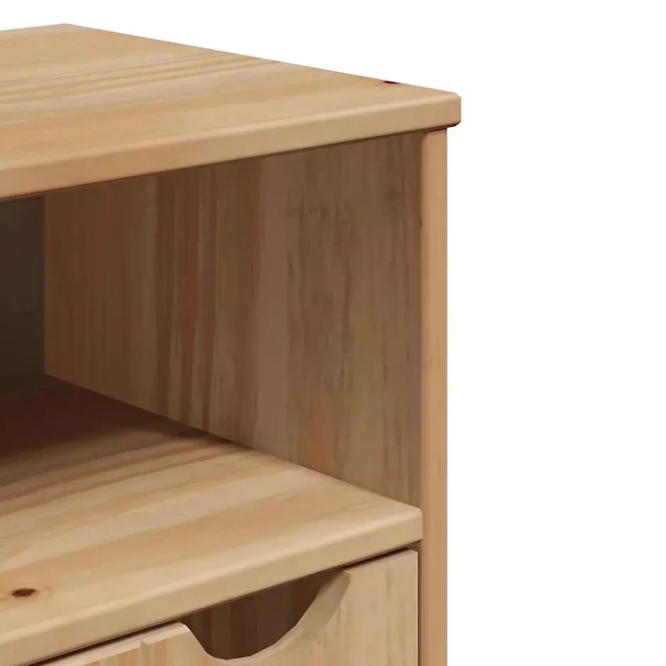 Vidaxl Armoire de salle de bain "OTTA" 35x30x90 cm bois massif de pin