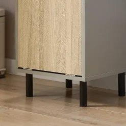 Sobuy Armoire de Salle de Bain, Armoire à Linge, Corbeille à Linge, BZR132-NG,* Armoire De Salle De Bains