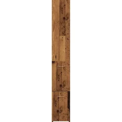 Vidaxl Armoire de salle de bain vieux bois 25x25x170cm bois ingénierie