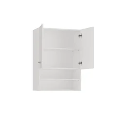3xE Living Armoire de salle de bain pour machine à laver, 30 x 64 x 90 cm, blanc mat