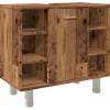Vidaxl Armoire de salle de bain vieux bois 60x32x53,5 cm