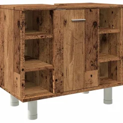 Vidaxl Armoire de salle de bain vieux bois 60x32x53,5 cm